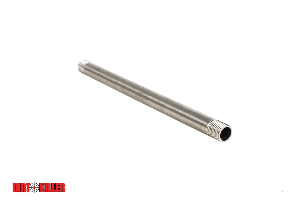8" Stainless Steel lance. Rated for 300*F @ 6000 PSI. 1/4" MNPT x 1/4" MNPT