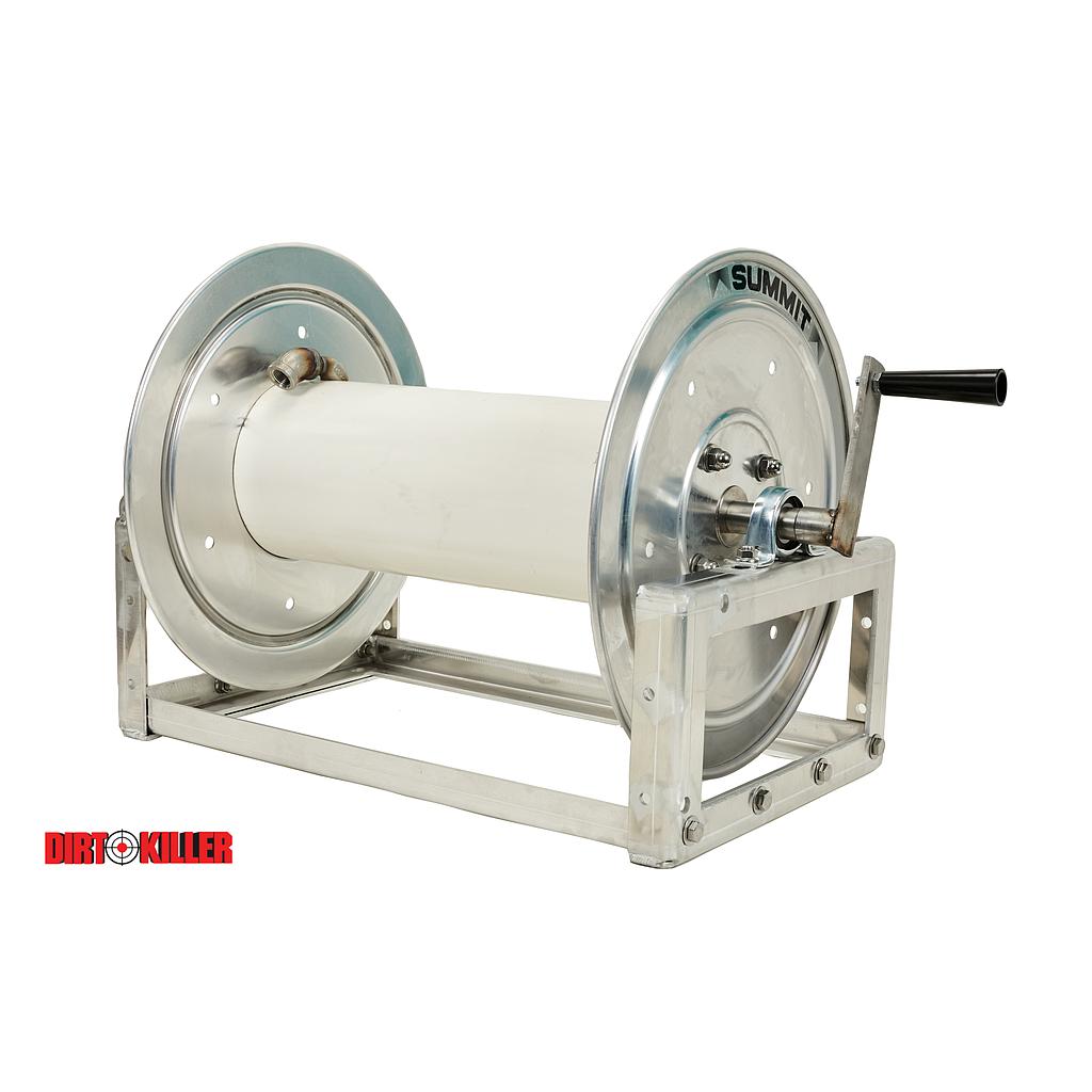  Summit Aluminum SM18 Hose Reel with Stainless Manifold  Fits 350' of 1/2" AG Hose