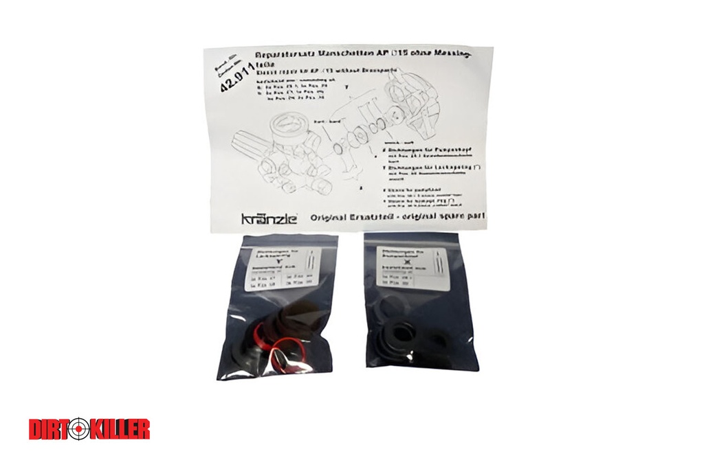 [9742911]  Kränzle APG-15 Pump Packing Rebuild Kit