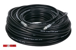 [9800506] 300’ Black Non-marking Single Wire 1/4" ID High Pressure Hose Assembly