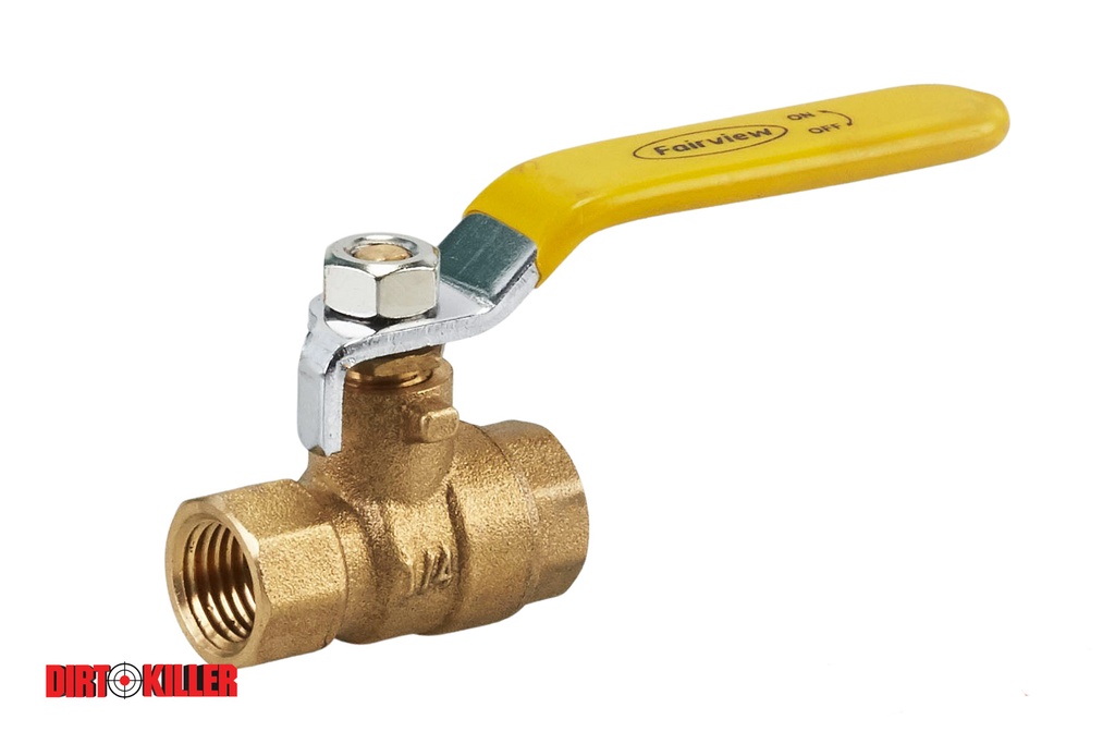  Brass Ball Valve 1/4" FNPT  600psi MAX