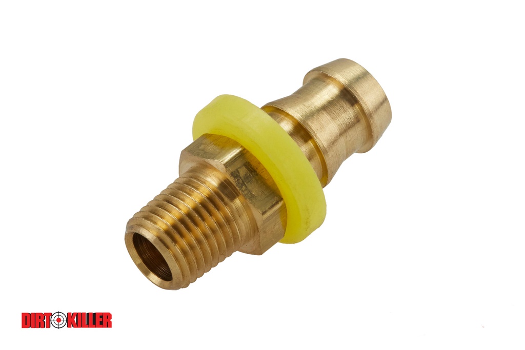 [5100664]  Brass Push-on Barb Adapter 1/4" MNPT x 1/2" Barb