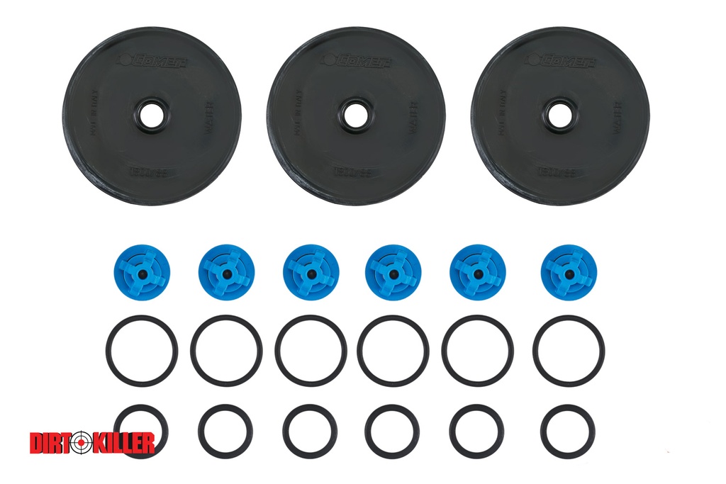 [9800738]  Comet P36 and P40 Repair Kit with Diaphragms, Check Valves, And O Rings