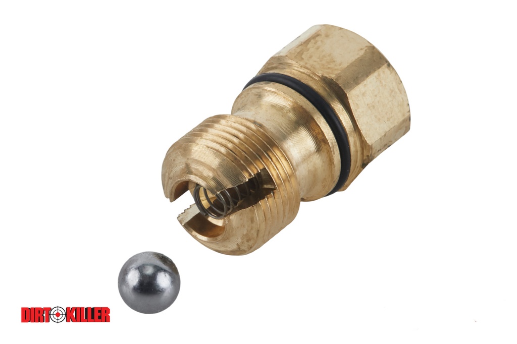 Outlet fitting for all Kranzle Pumps w/ball bearing, 3/8"FPT