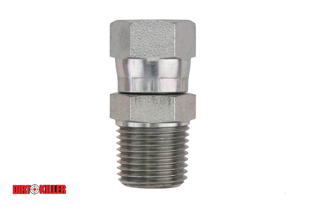 [5100489]  Steel Swivel JIC Adapter 1/2" MNPT x 1/2" Female JIC