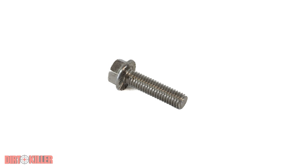 [3300117]  Serrated Hex Flange Bolt  3/8"-16 x 1.5" Long  SS