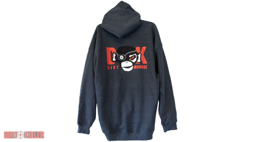 [9400002]  Dirt Monkee Hoodie - Dark Grey