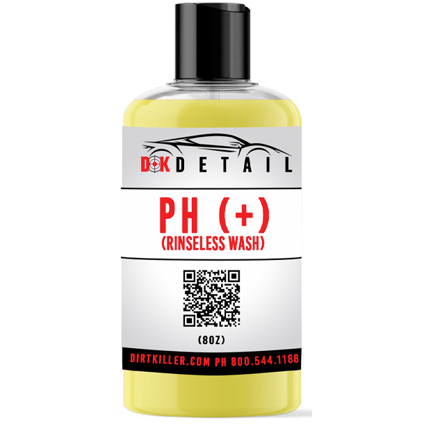  PH (+) Rinesless Wash - 8oz - Auto detailing