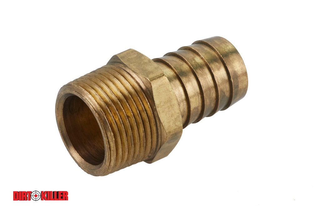 [5100176]  Brass Hose Barb Adapter 3/4" MNPT x 3/4" Barb