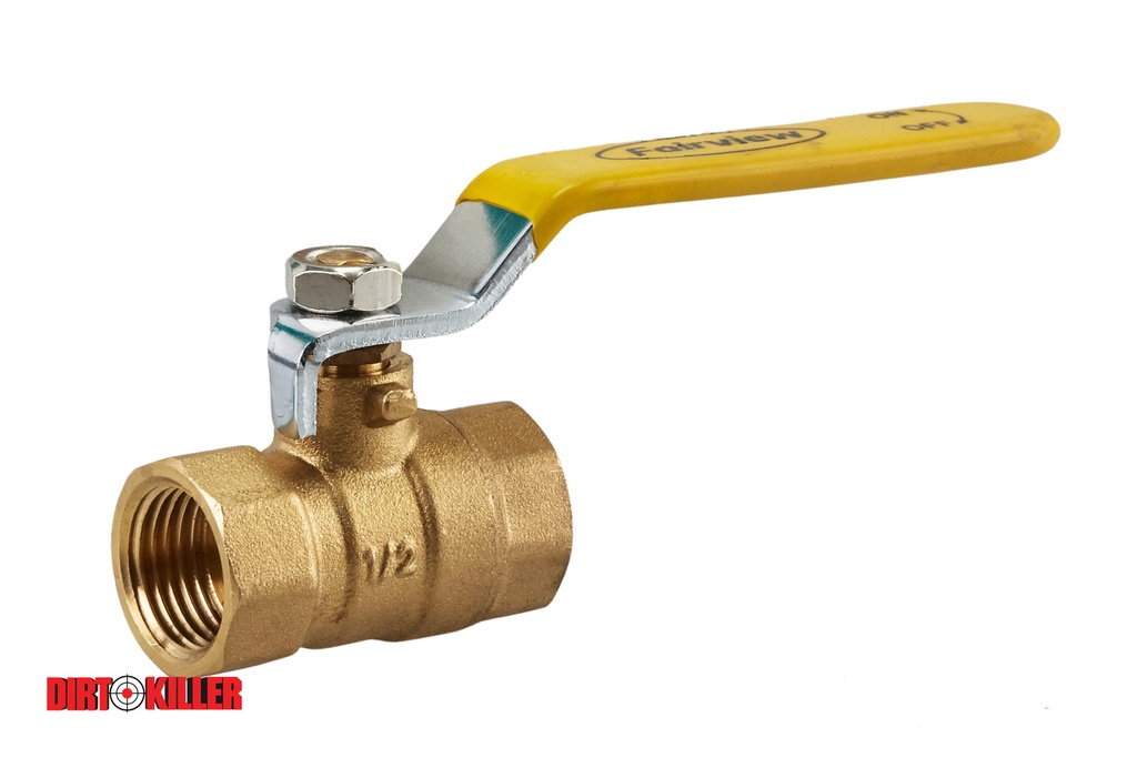 [5400004]  Brass Ball Valve 1/2" FNPT  600psi MAX