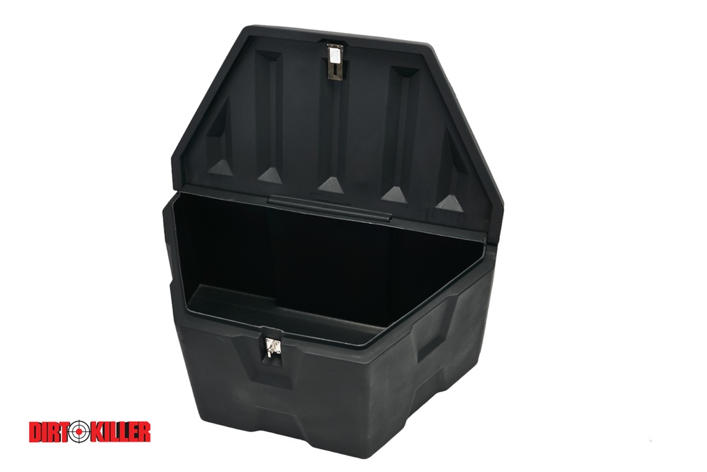 Trailer Tongue Tool Box - Black Polyethylene