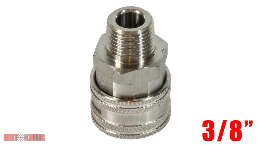  3/8" Stainless Steel Male Socket