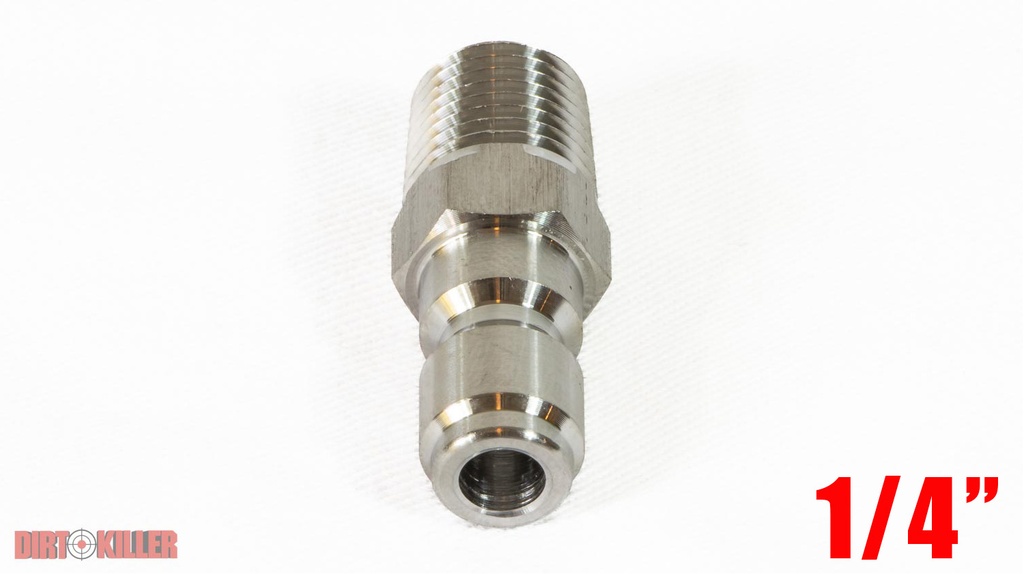 [5100305]  1/4" Stainless Steel Male Plug