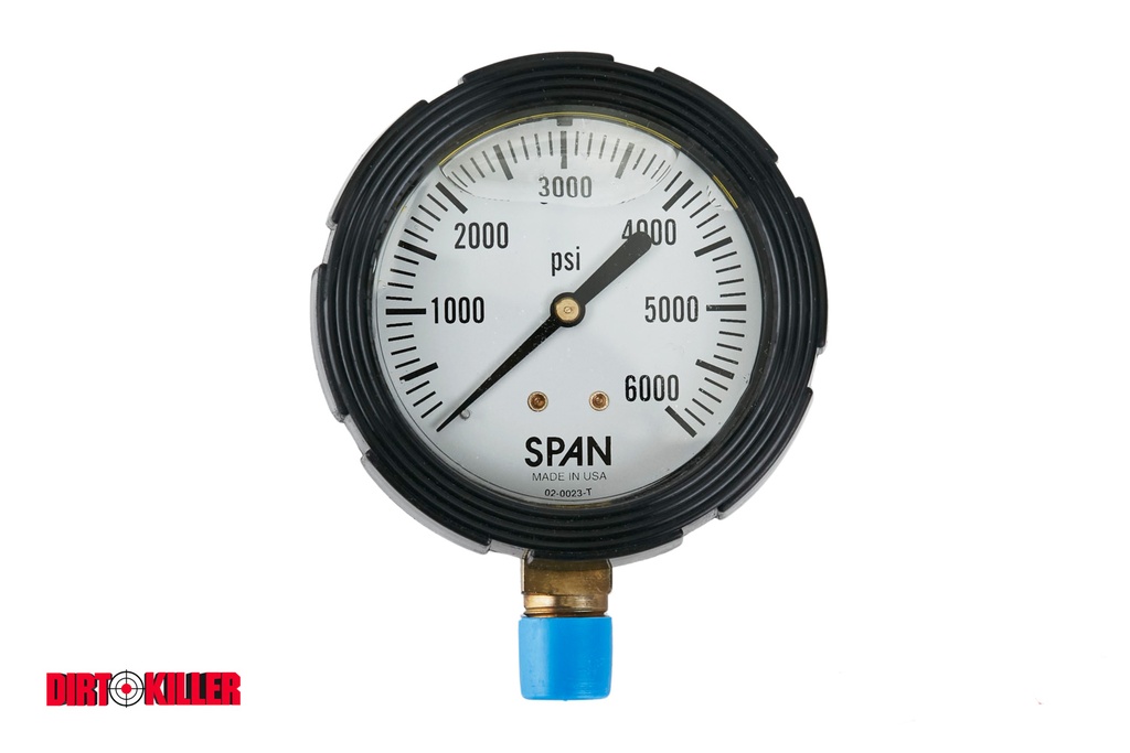 [5300141] Gauge Liquid Filled 0-6000 PSI SPAN 2.5" Bottom Mount