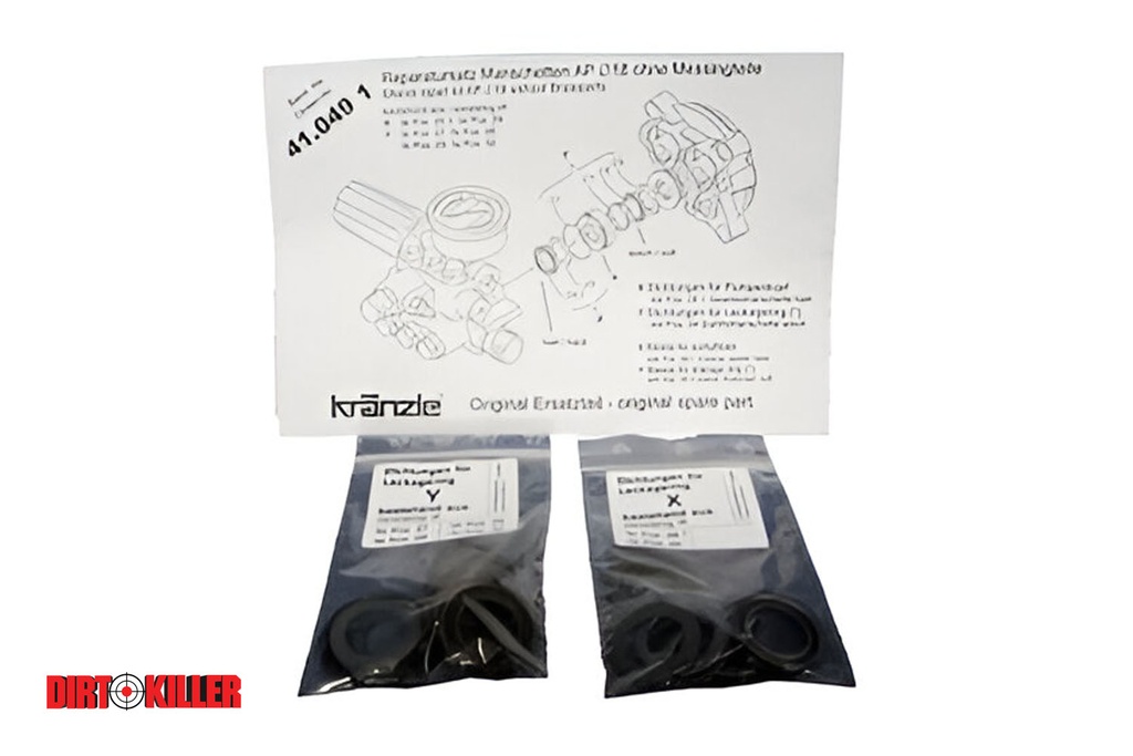 [97410491]  Kränzle AM and APG-18 Pump Packing Rebuild Kit