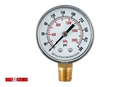 [5300143] Air Pressure Gauge 0-300PSI  1/4"MNPT